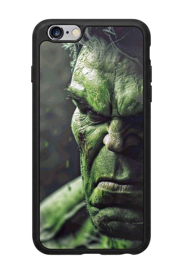 iPhone 6 Plus Uyumlu Hulk Tasarımlı Glossy Premium Kılıf