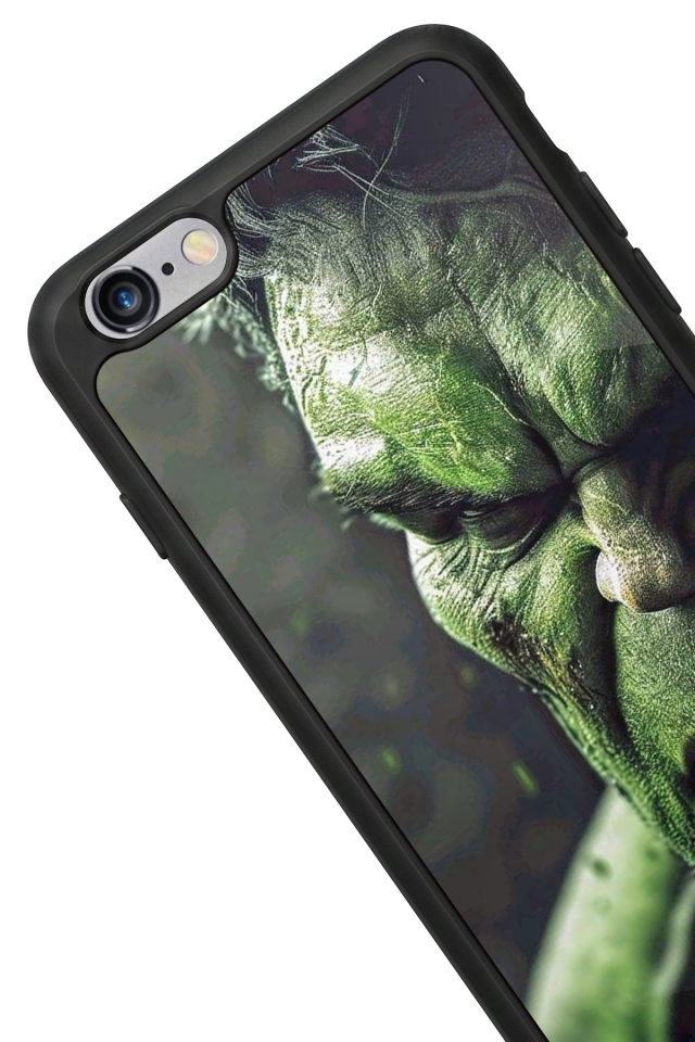iPhone 6 Plus Uyumlu Hulk Tasarımlı Glossy Premium Kılıf