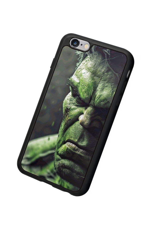 iPhone 6 Plus Uyumlu Hulk Tasarımlı Glossy Premium Kılıf