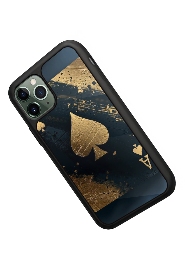 iPhone 11 Pro Max Uyumlu Kart Tasarımlı Glossy Premium Kılıf