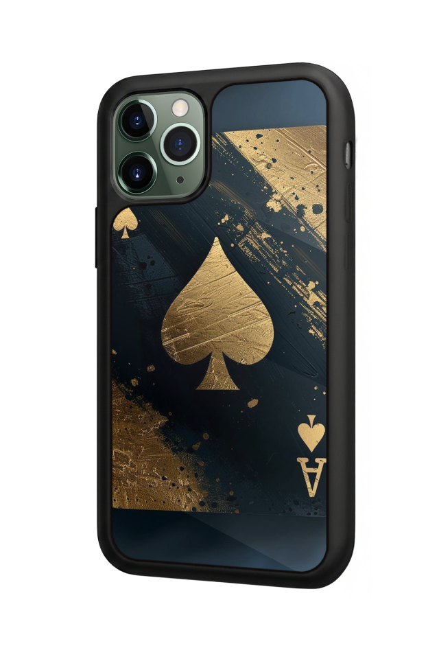 iPhone 11 Pro Max Uyumlu Kart Tasarımlı Glossy Premium Kılıf