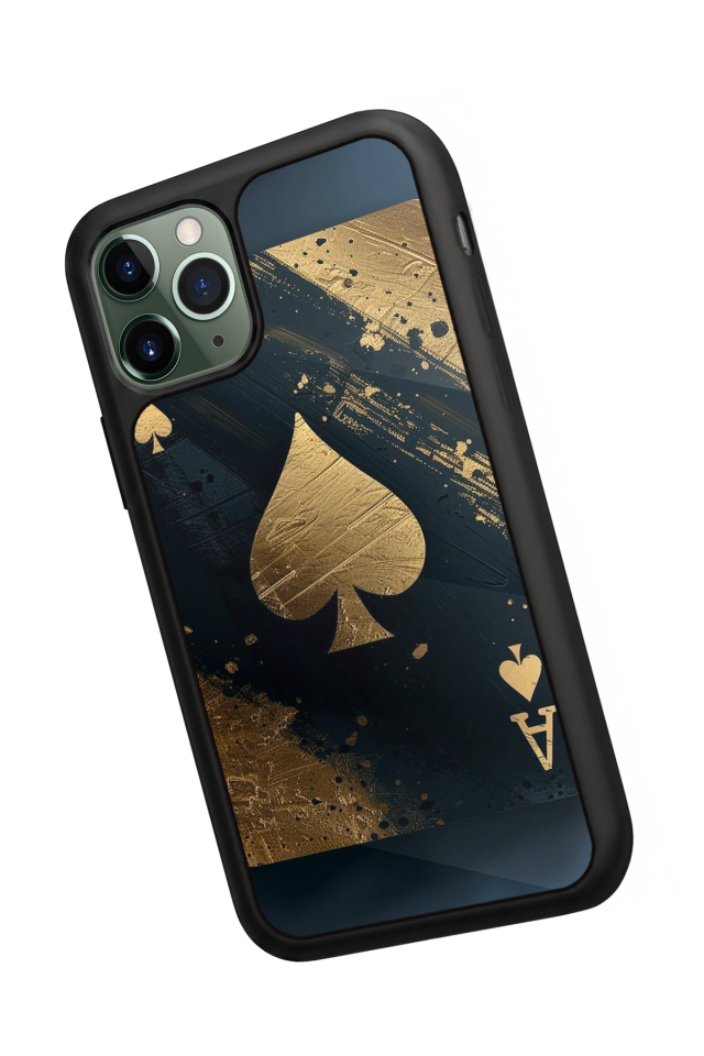 iPhone 11 Pro Max Uyumlu Kart Tasarımlı Glossy Premium Kılıf