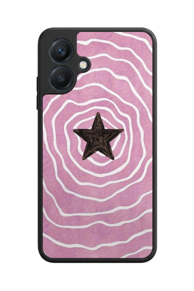 Samsung Galaxy A07 Uyumlu Retro Yildizlar Tasarımlı Glossy Premium Kılıf