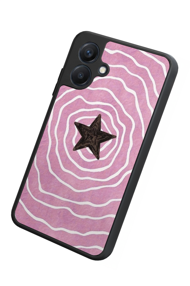 Samsung Galaxy A07 Uyumlu Retro Yildizlar Tasarımlı Glossy Premium Kılıf