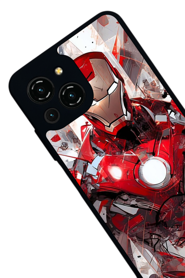Reeder S23 Pro Max Uyumlu Iron Man ( Demir Adam ) Tasarımlı Glossy Premium Kılıf