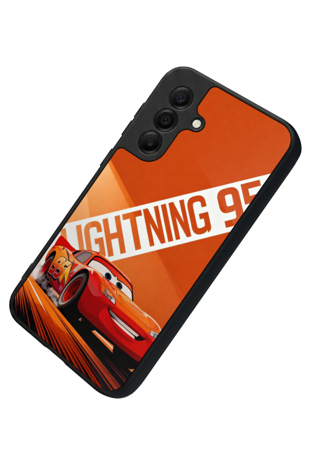 Samsung Galaxy A17 Uyumlu Şimsek McQueen Tasarımlı Glossy Premium Kılıf
