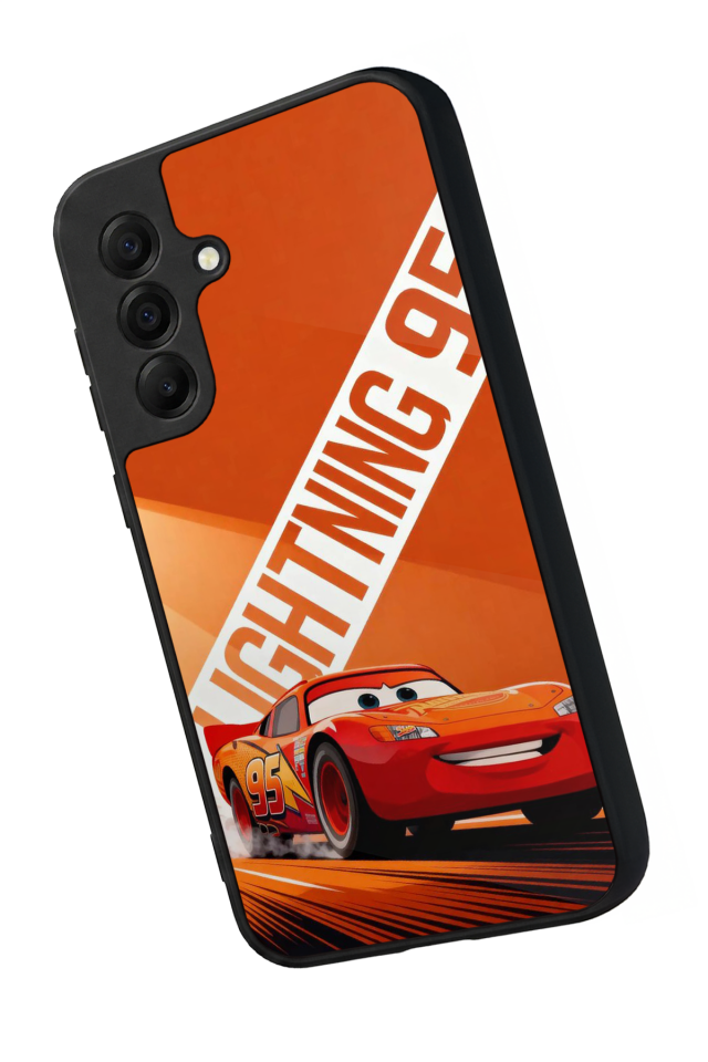 Samsung Galaxy A17 Uyumlu Şimsek McQueen Tasarımlı Glossy Premium Kılıf