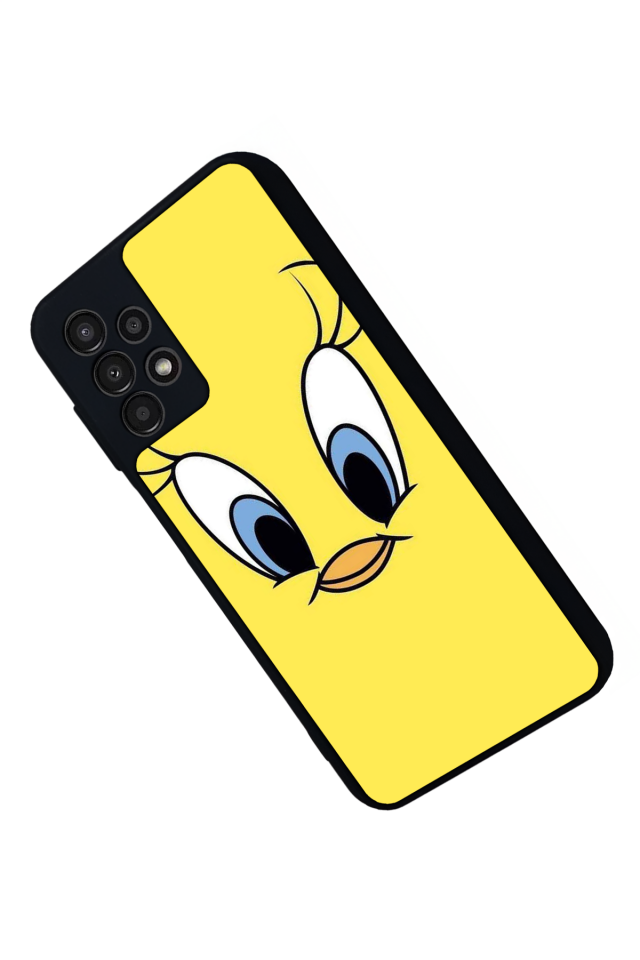 Samsung Galaxy A13 Uyumlu Tweety Tasarımlı Glossy Premium Kılıf