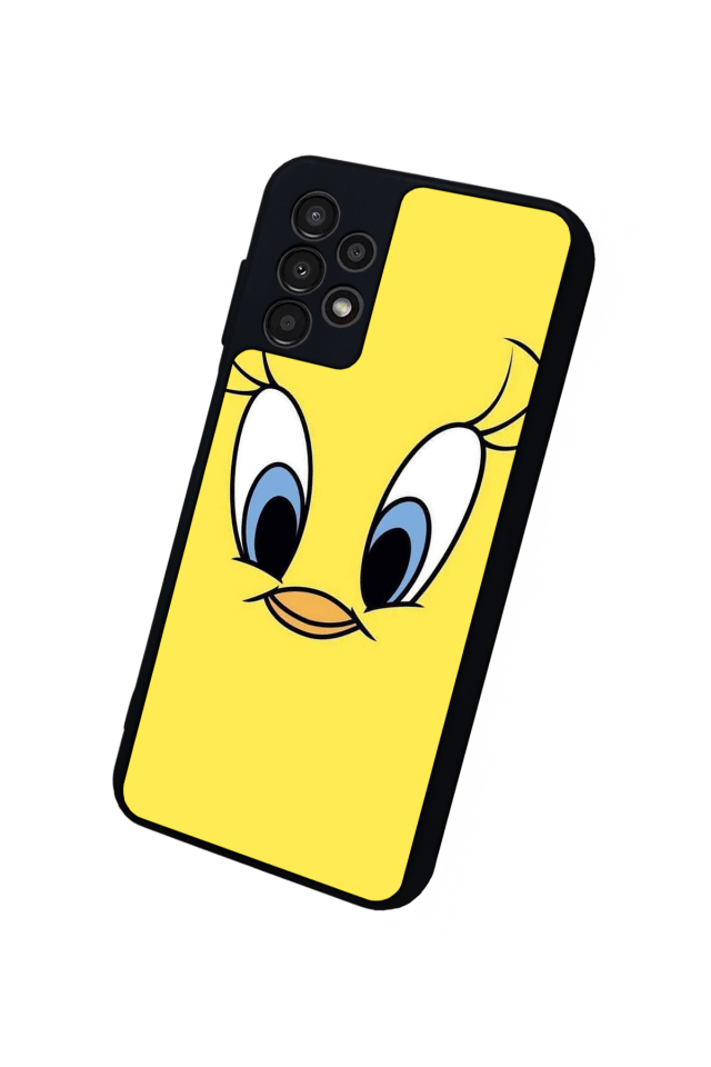 Samsung Galaxy A13 Uyumlu Tweety Tasarımlı Glossy Premium Kılıf