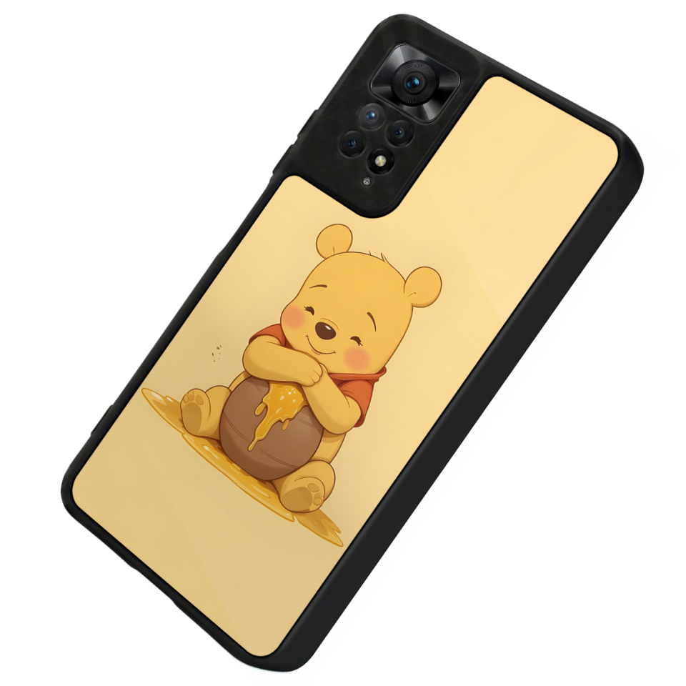 Xiaomi Redmi Note 12 Pro Uyumlu Winnie Tasarımlı Glossy Premium Kılıf