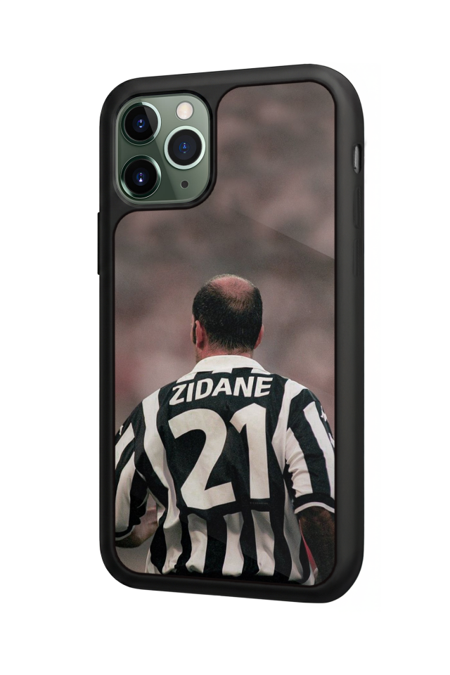 iPhone 11 Pro Uyumlu Zidane Tasarımlı Glossy Premium Kılıf