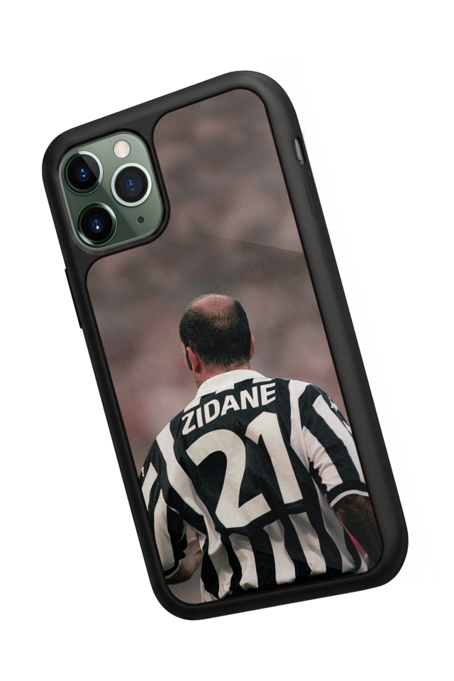iPhone 11 Pro Uyumlu Zidane Tasarımlı Glossy Premium Kılıf
