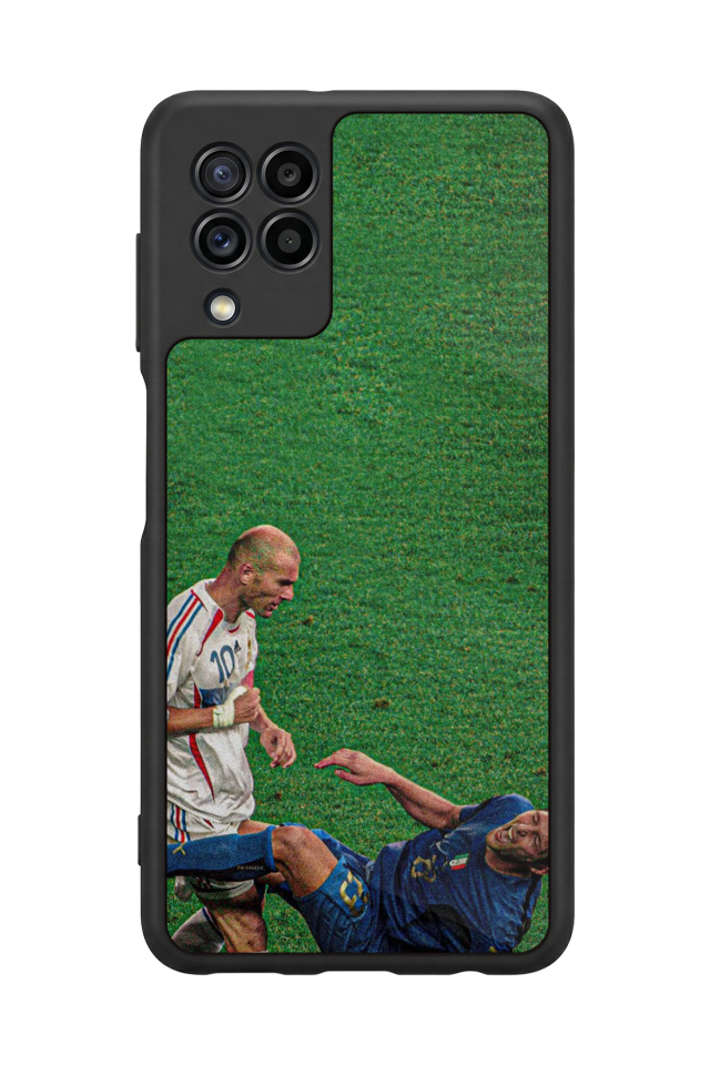 Samsung Galaxy M22 Uyumlu Zidane Tasarımlı Glossy Premium Kılıf