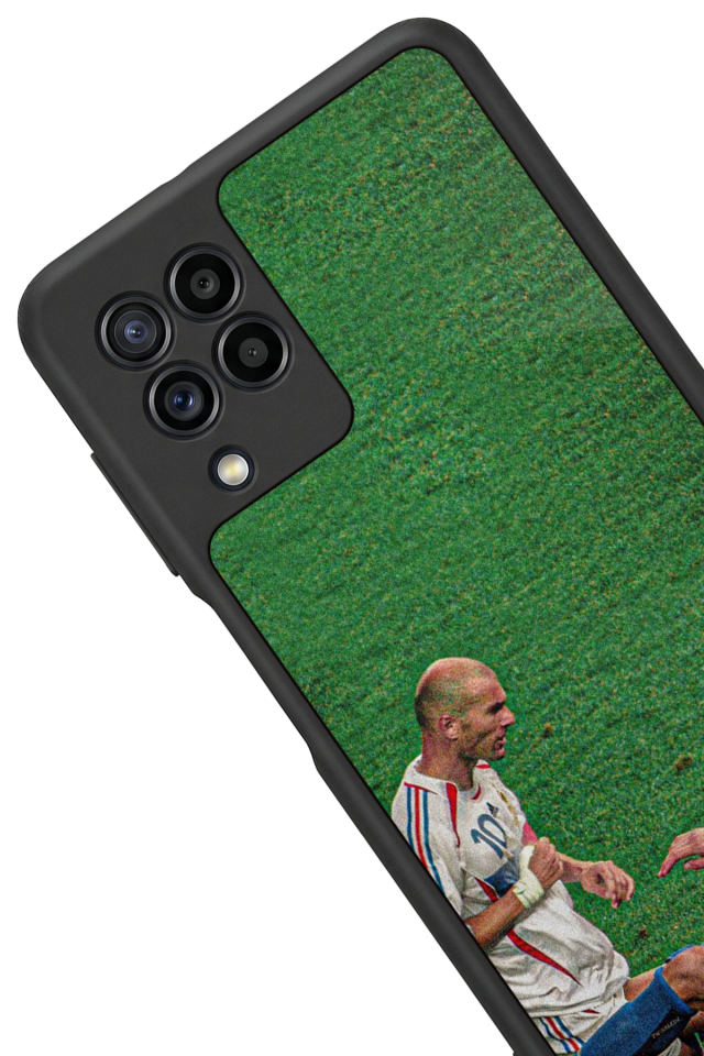 Samsung Galaxy M22 Uyumlu Zidane Tasarımlı Glossy Premium Kılıf