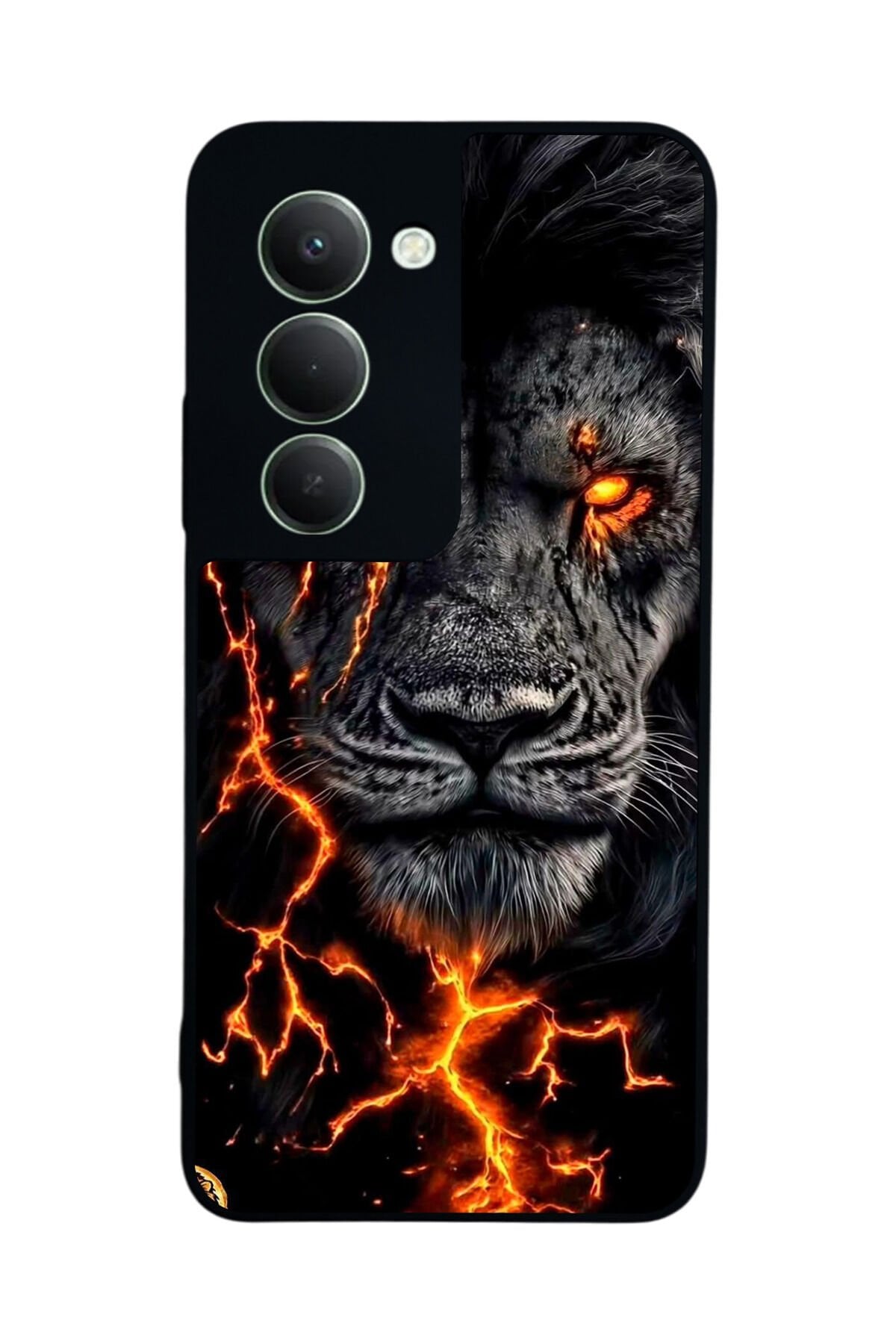 Xiaomi Redmi 15 5G Uyumlu Aslan Tasarımlı Glossy Premium Kılıf