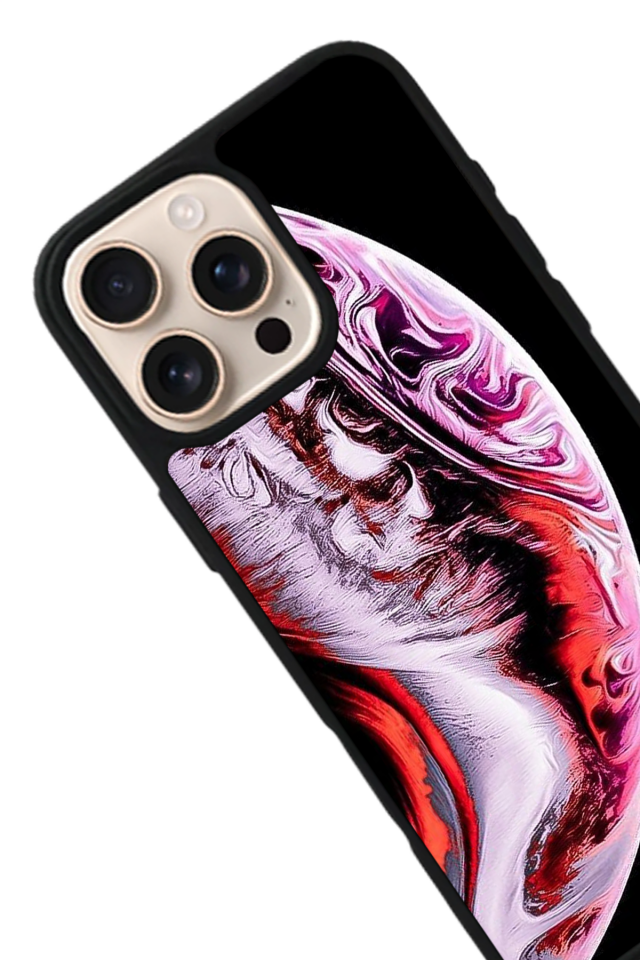 iPhone 16 Pro Uyumlu Ay Tasarımlı Glossy Premium Kılıf