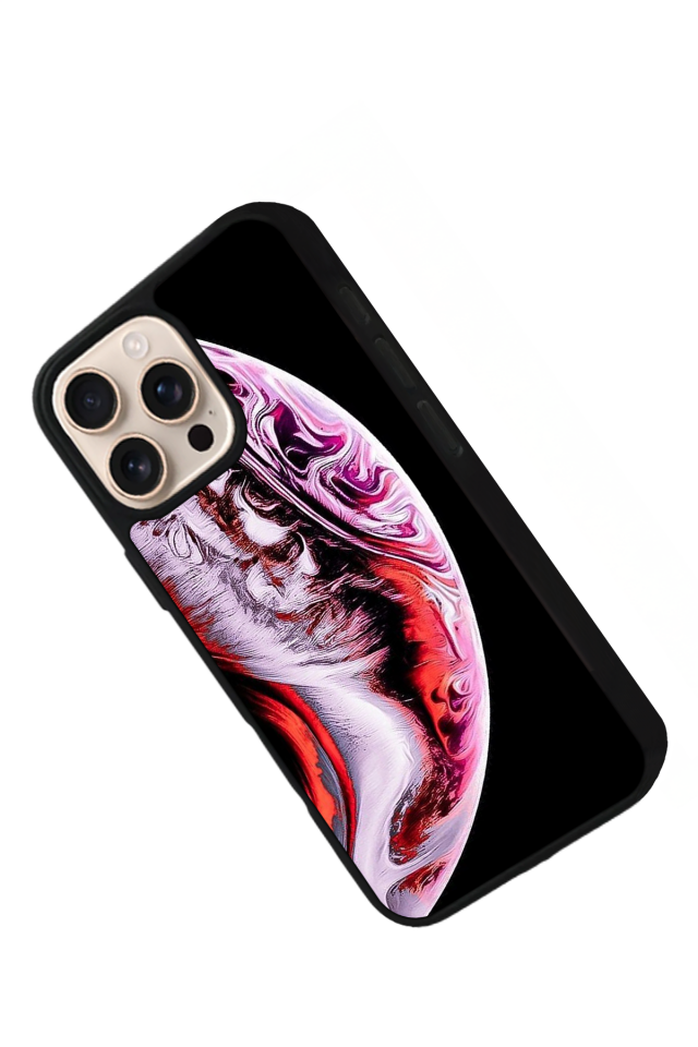 iPhone 16 Pro Uyumlu Ay Tasarımlı Glossy Premium Kılıf