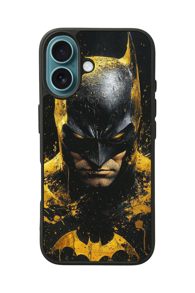 iPhone 16 Plus Uyumlu Batman Tasarımlı Glossy Premium Kılıf