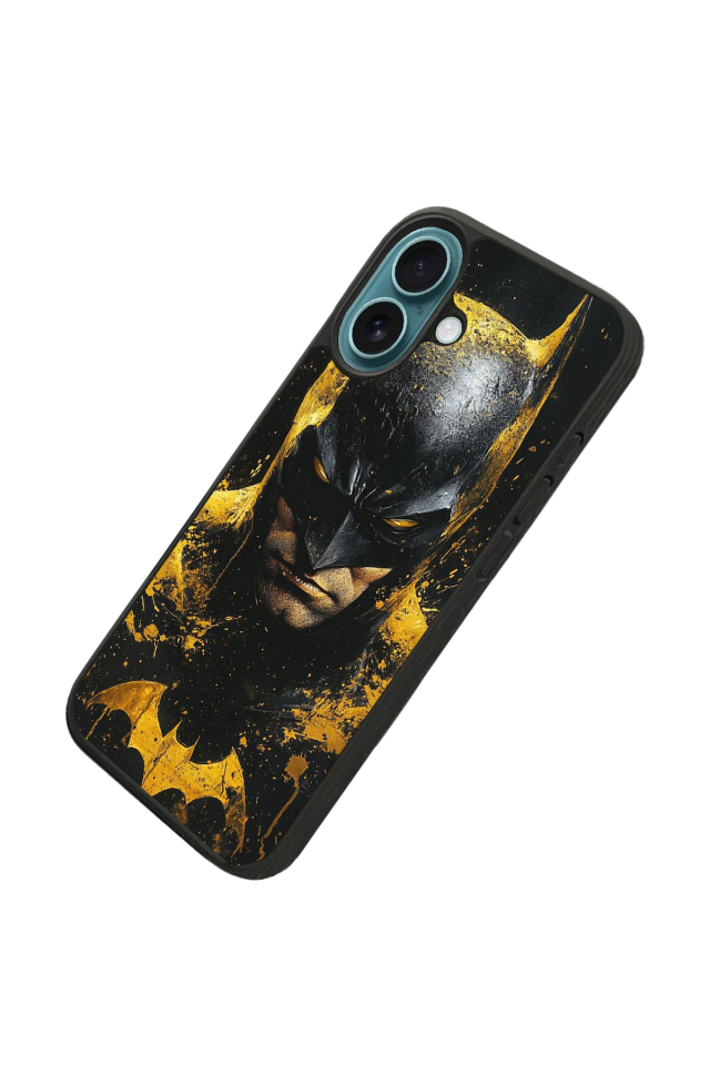 iPhone 16 Plus Uyumlu Batman Tasarımlı Glossy Premium Kılıf