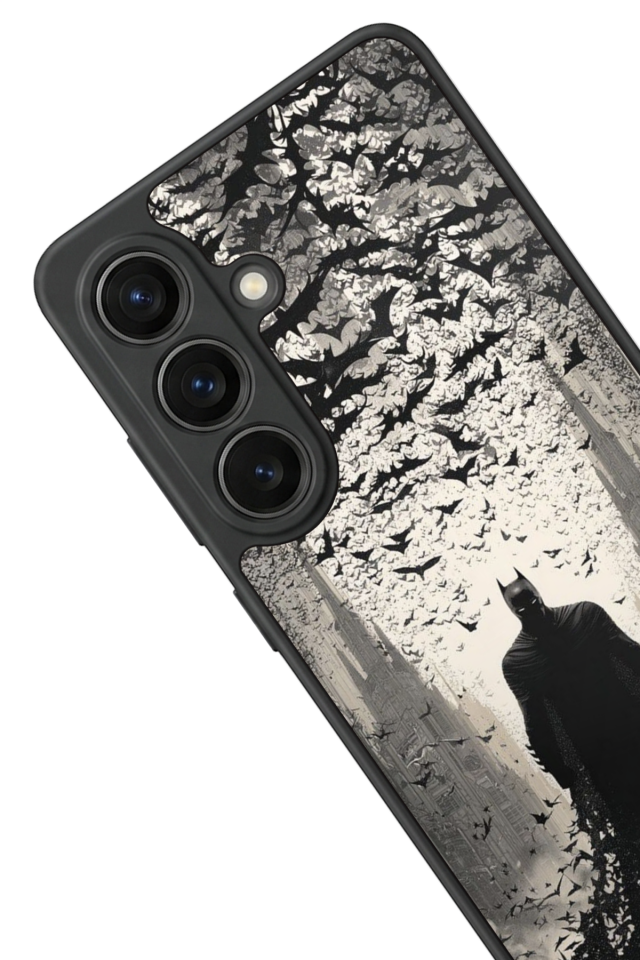Samsung Galaxy S26 Uyumlu Batman Tasarımlı Glossy Premium Kılıf