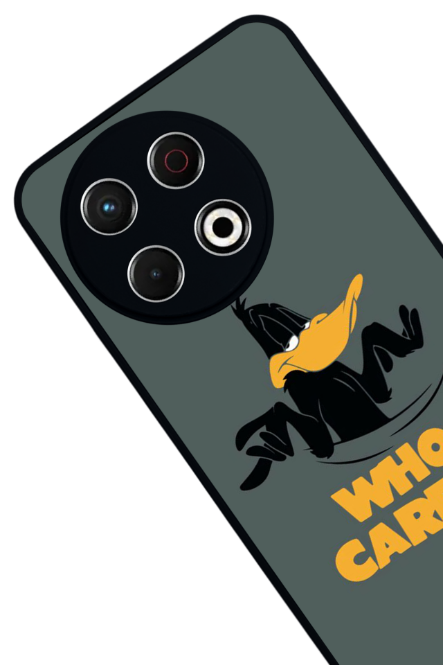 Tecno Spark 30 Pro Uyumlu Daffy duck Tasarımlı Glossy Premium Kılıf