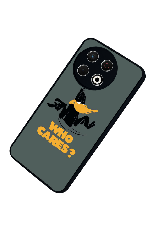 Tecno Spark 30 Pro Uyumlu Daffy duck Tasarımlı Glossy Premium Kılıf