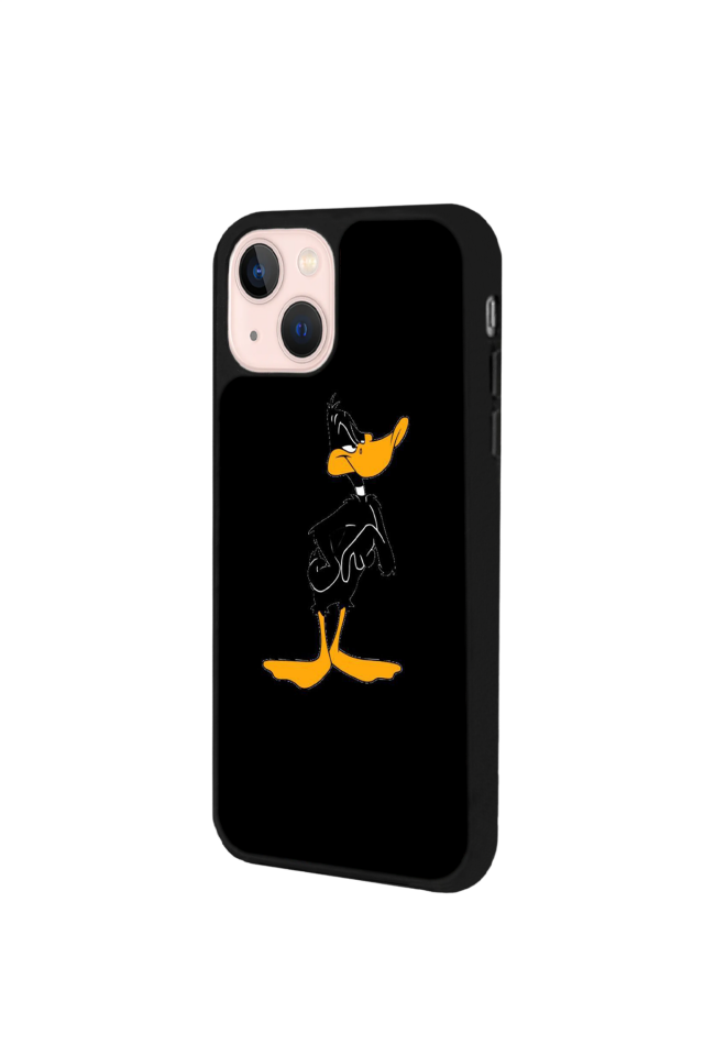 iPhone 15 Plus Uyumlu Daffy duck Tasarımlı Glossy Premium Kılıf