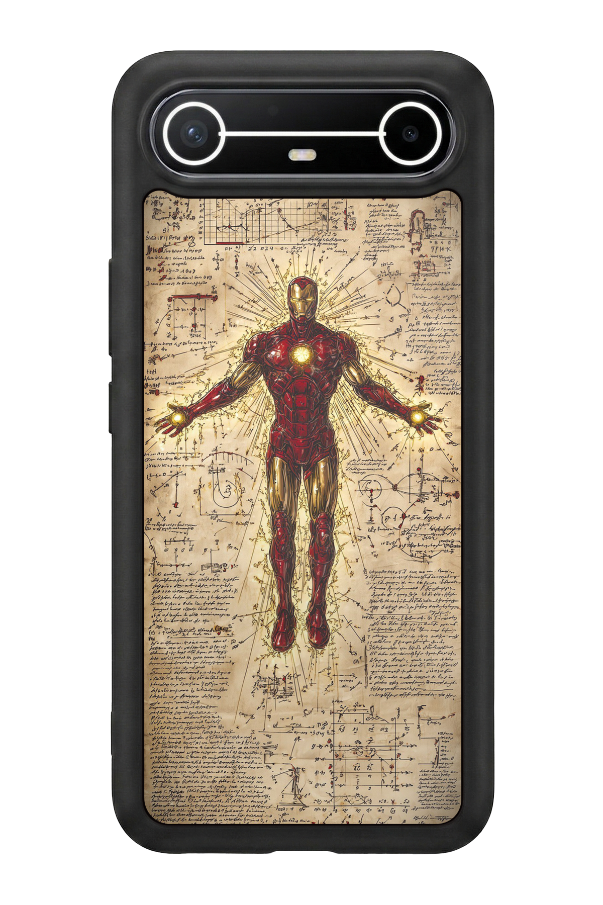 Tecno Spark Slim 5G Uyumlu Iron Man ( Demir Adam ) Tasarımlı Glossy Premium Kılıf