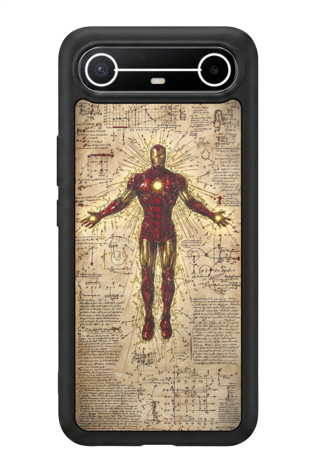 Tecno Spark Slim 5G Uyumlu Iron Man ( Demir Adam ) Tasarımlı Glossy Premium Kılıf