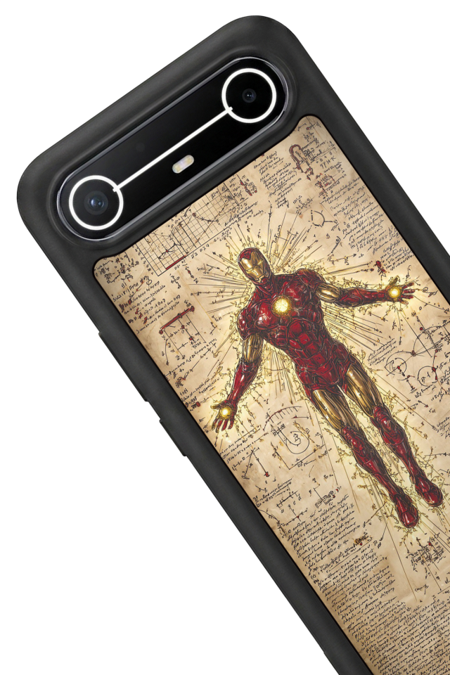 Tecno Spark Slim 5G Uyumlu Iron Man ( Demir Adam ) Tasarımlı Glossy Premium Kılıf