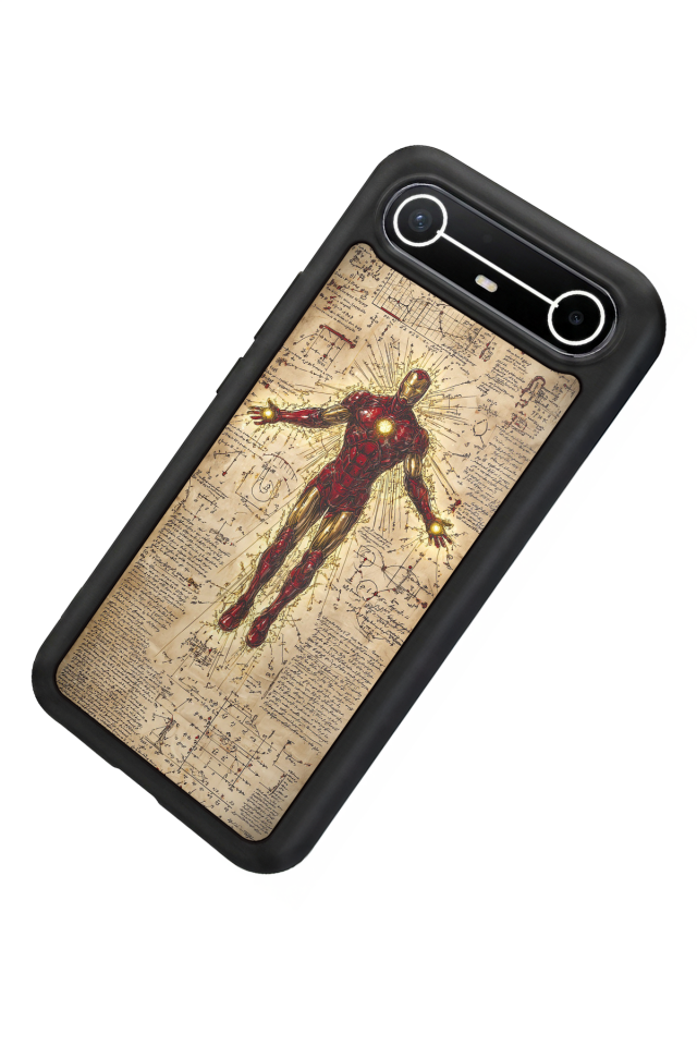 Tecno Spark Slim 5G Uyumlu Iron Man ( Demir Adam ) Tasarımlı Glossy Premium Kılıf