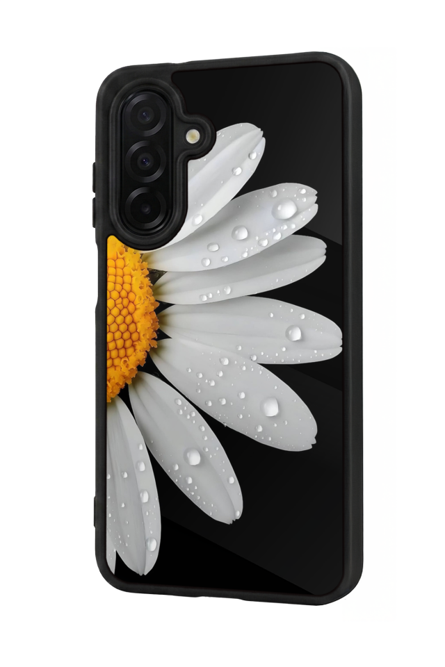 Samsung Galaxy A56 Uyumlu Papatya Tasarımlı Glossy Premium Kılıf