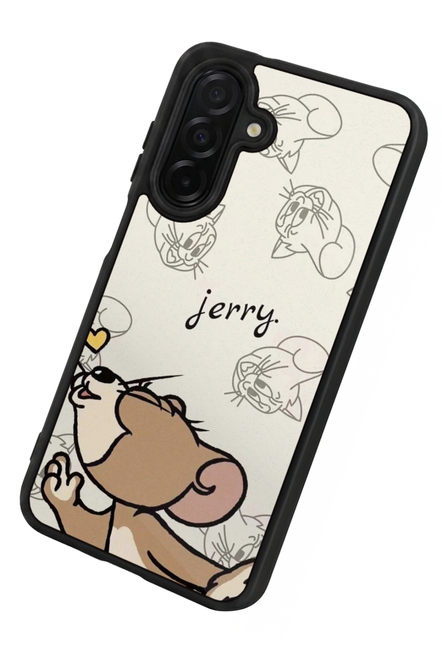 Samsung Galaxy A26 Uyumlu Tom And Jerry Tasarımlı Glossy Premium Kılıf