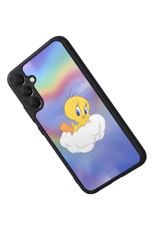 Samsung Galaxy M34 Uyumlu Tweety Tasarımlı Glossy Premium Kılıf