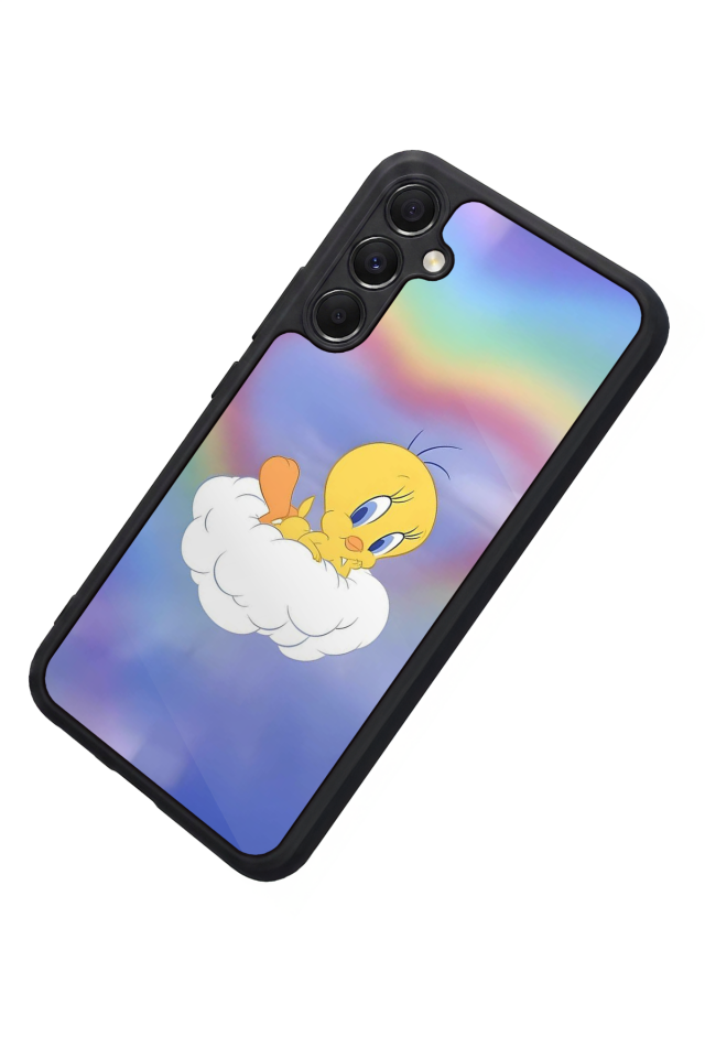 Samsung Galaxy M34 Uyumlu Tweety Tasarımlı Glossy Premium Kılıf