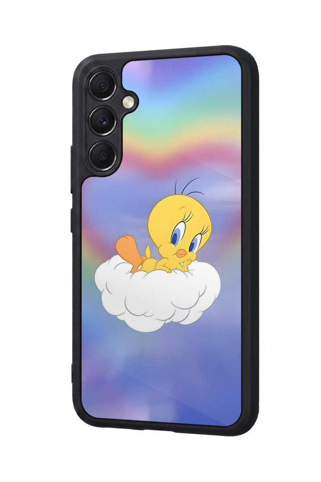 Samsung Galaxy M34 Uyumlu Tweety Tasarımlı Glossy Premium Kılıf