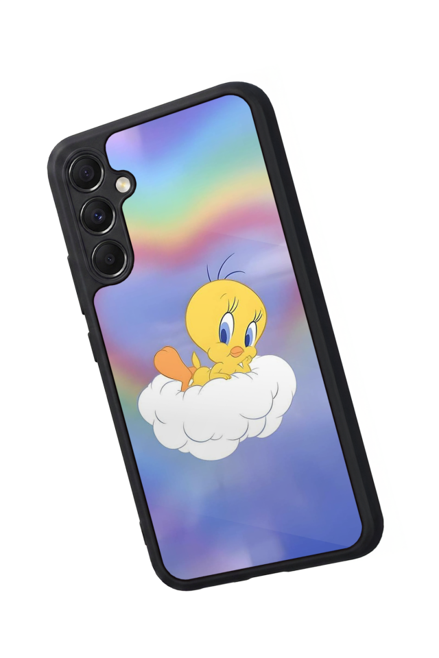 Samsung Galaxy M34 Uyumlu Tweety Tasarımlı Glossy Premium Kılıf