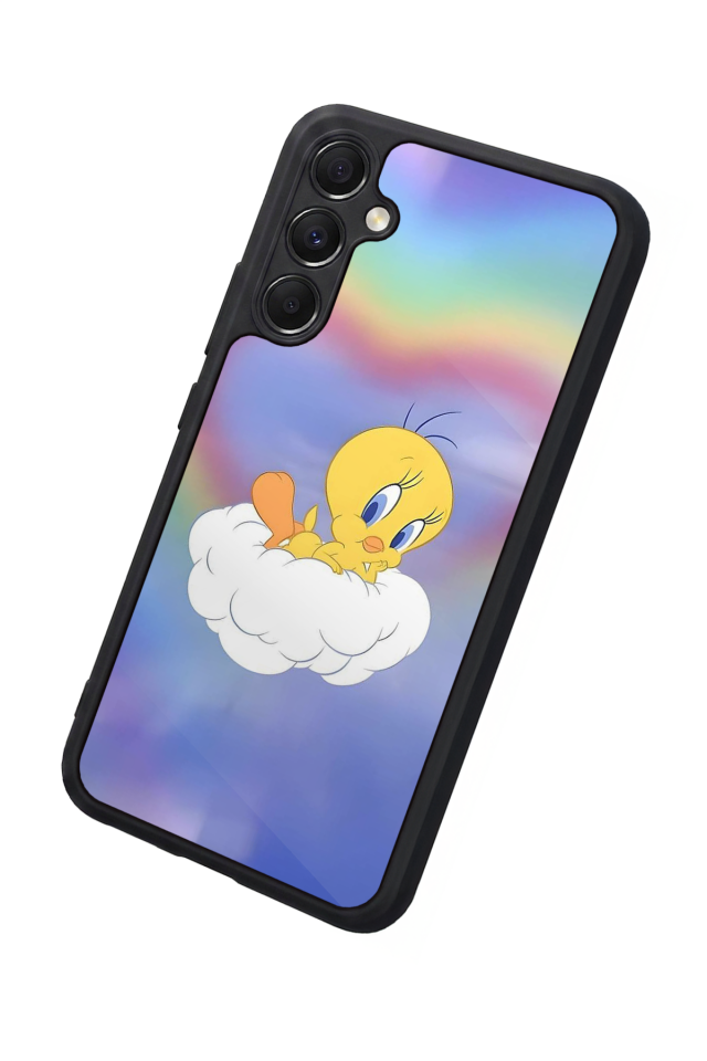 Samsung Galaxy M34 Uyumlu Tweety Tasarımlı Glossy Premium Kılıf