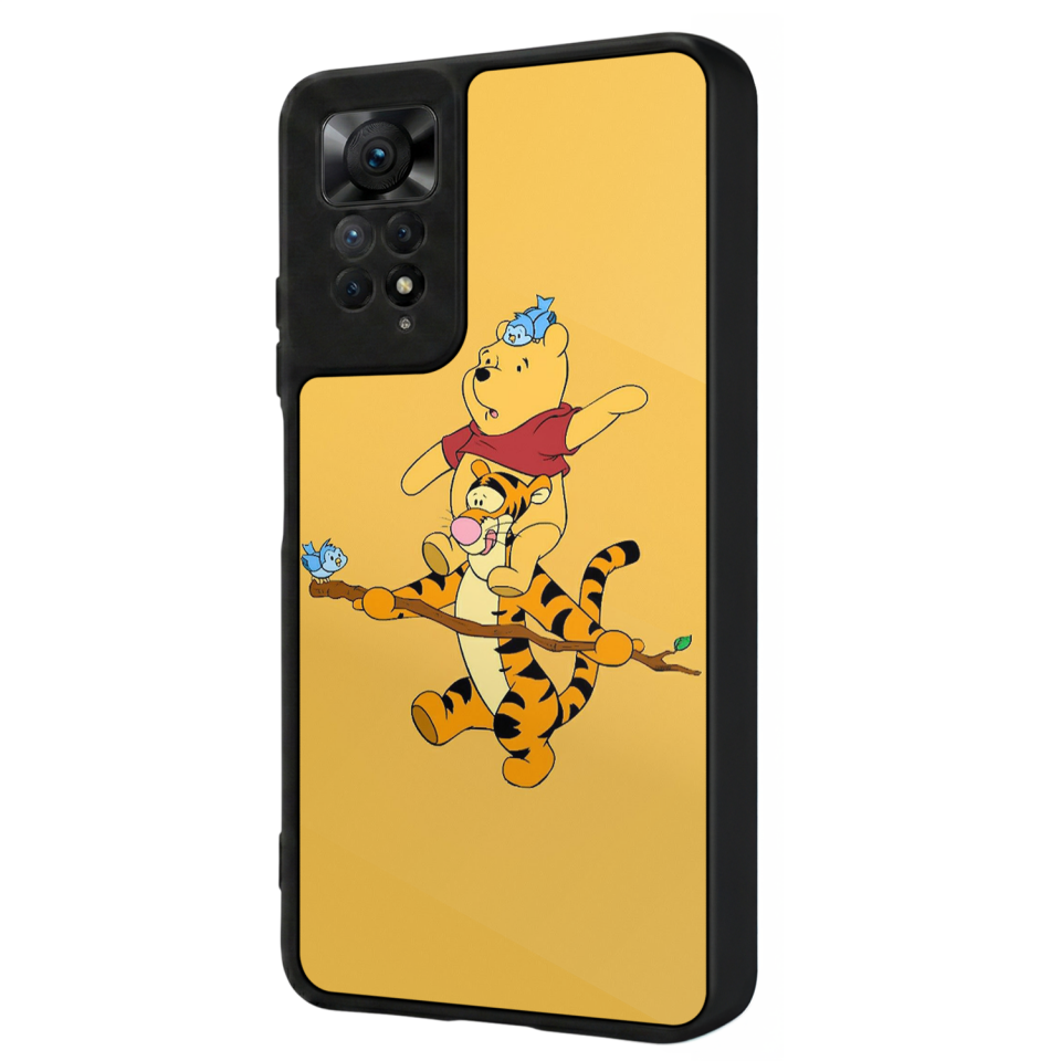 Xiaomi Redmi Note 12 Pro Uyumlu Winnie Tasarımlı Glossy Premium Kılıf