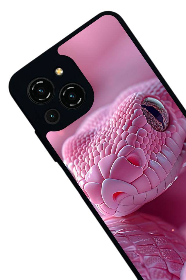 Reeder S23 Pro Max Uyumlu Yılan Tasarımlı Glossy Premium Kılıf