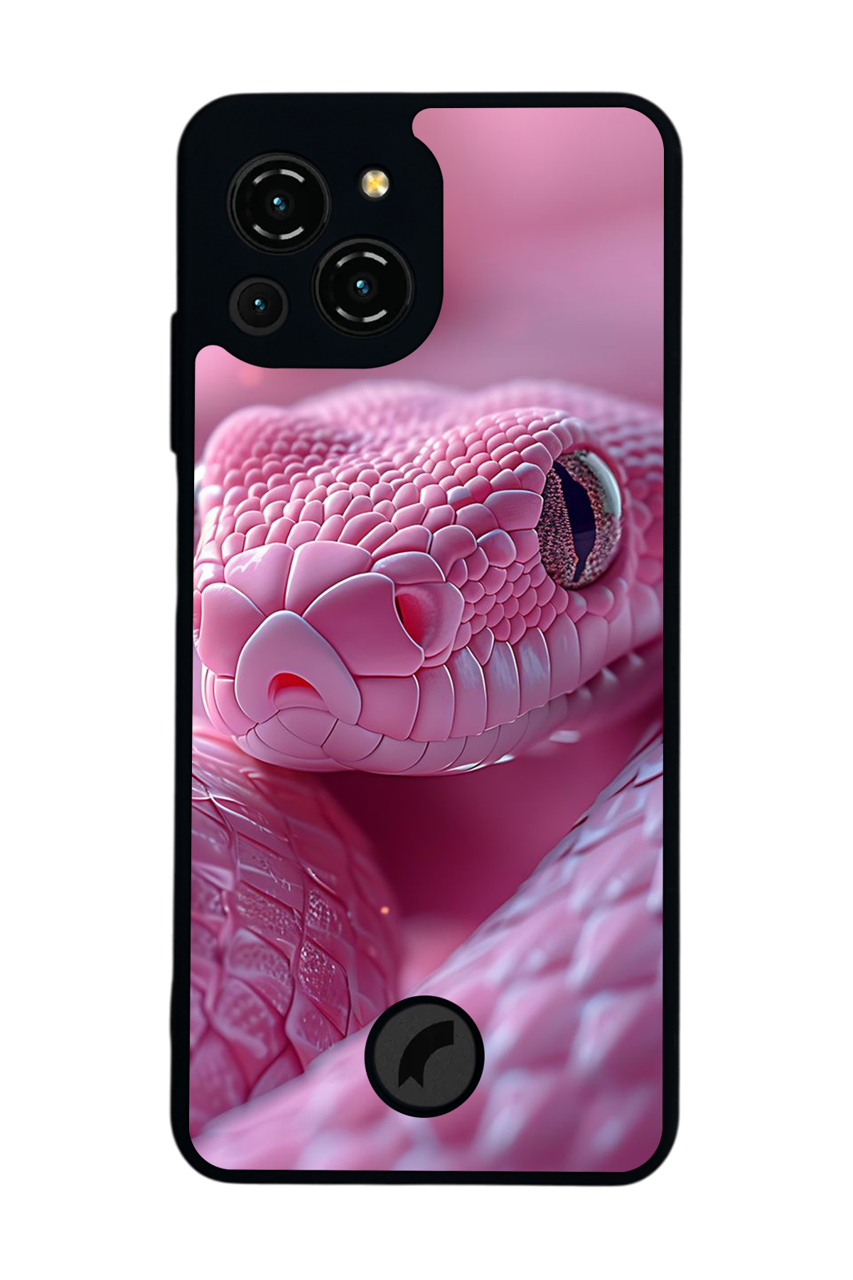 Reeder S23 Pro Max Uyumlu Yılan Tasarımlı Glossy Premium Kılıf