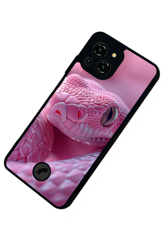 Reeder S23 Pro Max Uyumlu Yılan Tasarımlı Glossy Premium Kılıf