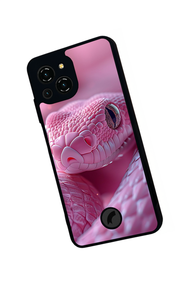 Reeder S23 Pro Max Uyumlu Yılan Tasarımlı Glossy Premium Kılıf