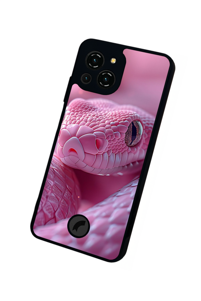 Reeder S23 Pro Max Uyumlu Yılan Tasarımlı Glossy Premium Kılıf