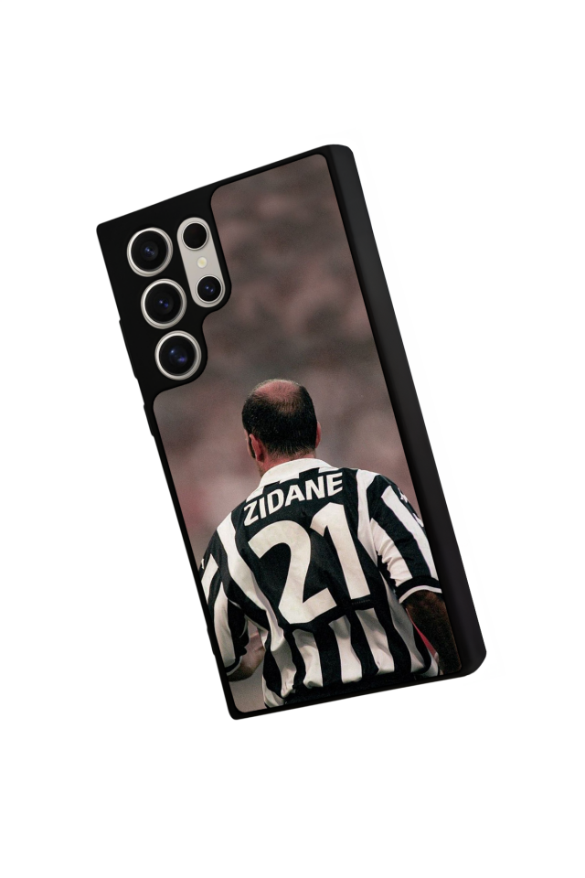 Samsung Galaxy S23 Ultra Uyumlu Zidane Tasarımlı Glossy Premium Kılıf