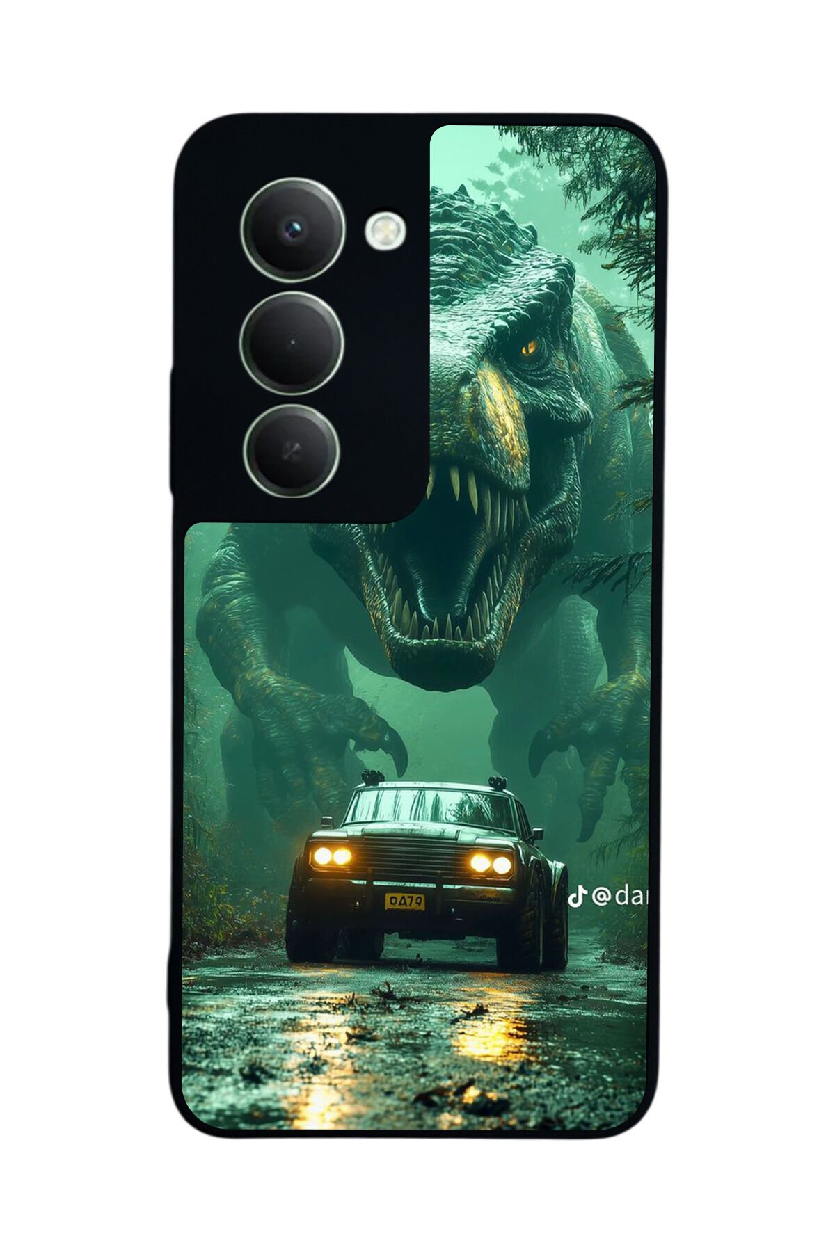 Xiaomi Redmi 15 5G Uyumlu Dinazor Tasarımlı Glossy Premium Kılıf
