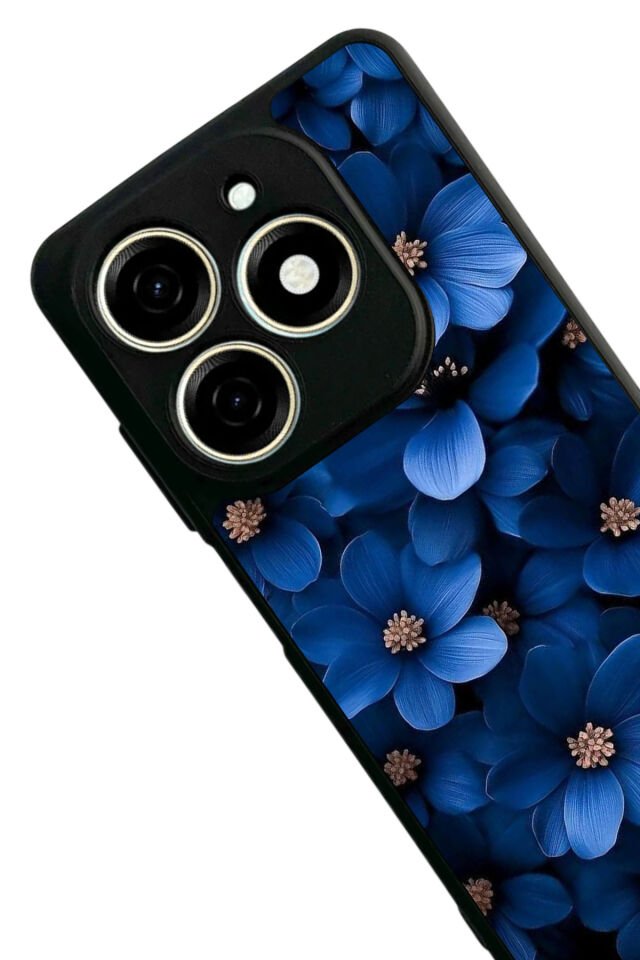 Tecno Spark 20/20C Uyumlu Cicek Tasarımlı Glossy Premium Kılıf