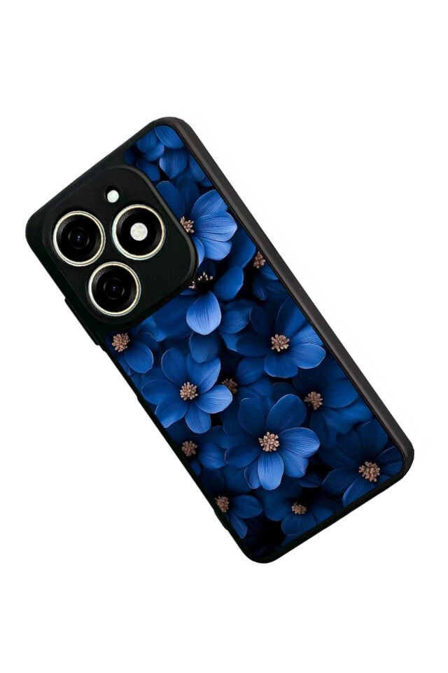 Tecno Spark 20/20C Uyumlu Cicek Tasarımlı Glossy Premium Kılıf