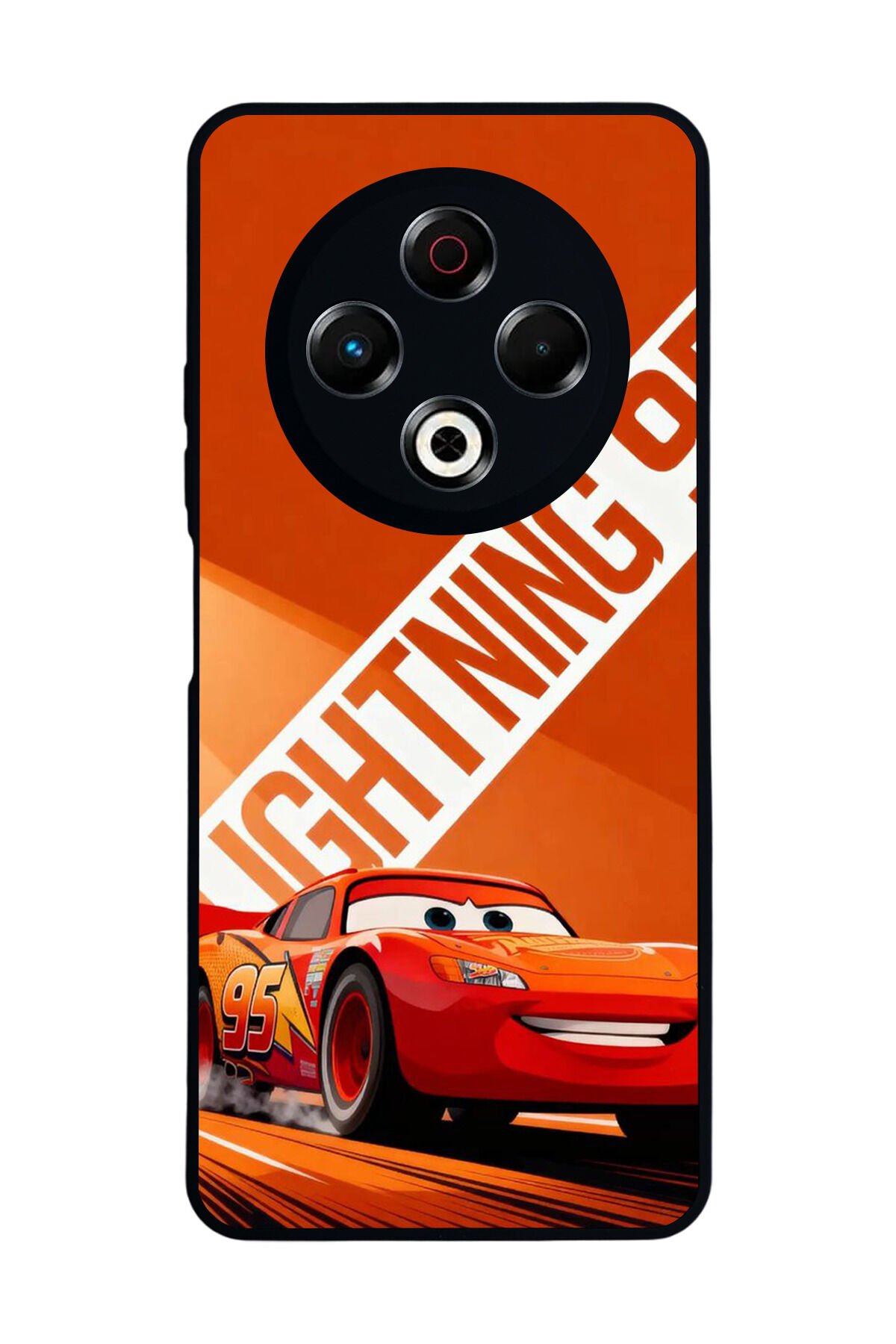 Tecno Spark 30 Uyumlu Simsek McQueen Tasarımlı Glossy Premium Kılıf