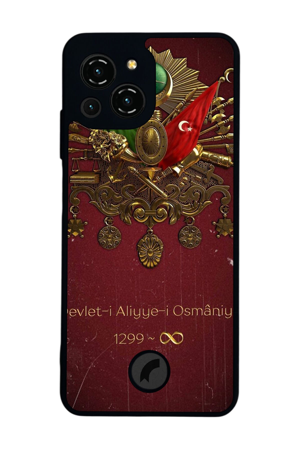 Reeder S23 Pro Max Uyumlu OsmanliTugrasi Tasarımlı Glossy Premium Kılıf
